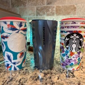 Starbucks travel 10oz coffee and hot beverage to-go cups mugs